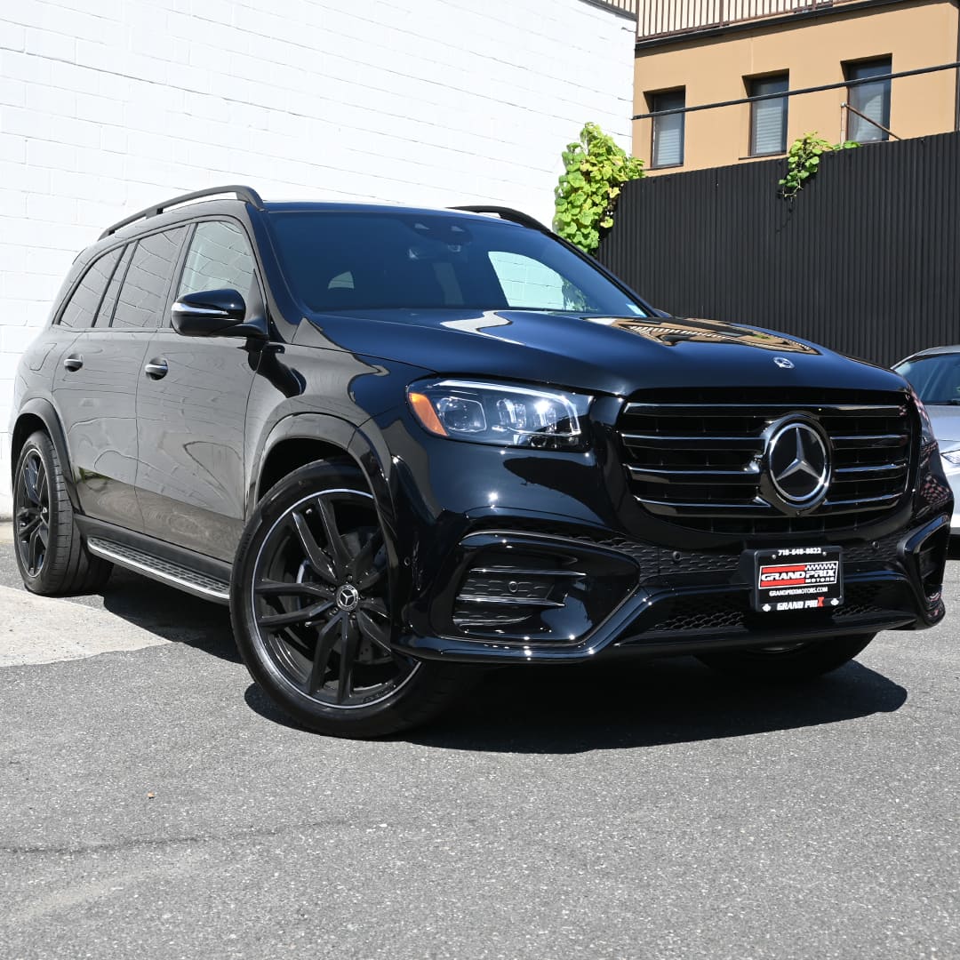 Black 2026 Mercedes-Benz GLS 450 on the Grand Prix Motors lot